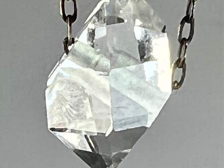 Herkimer Diamond Quartz Crystal Necklace on Sale