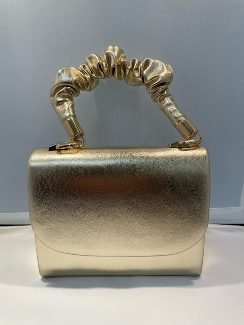 Gold Purse with Scrunch Handle Supply