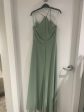 Amsale Bridesmaid  Cami  in Sage For Cheap