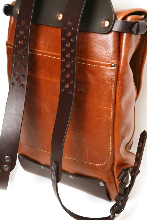 Backpack Leone vintage brown buffalo For Cheap