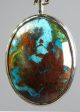 Chrysocolla Pendant Crystal Necklace Fashion