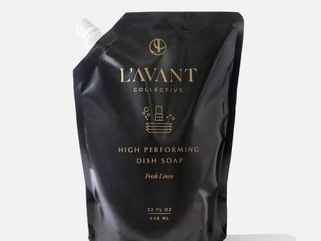 L Avant Collective Dish Soap Refill Pouch-Fresh Linen Hot on Sale