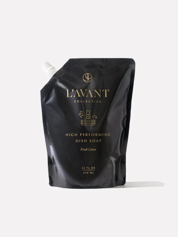 L Avant Collective Dish Soap Refill Pouch-Fresh Linen Hot on Sale