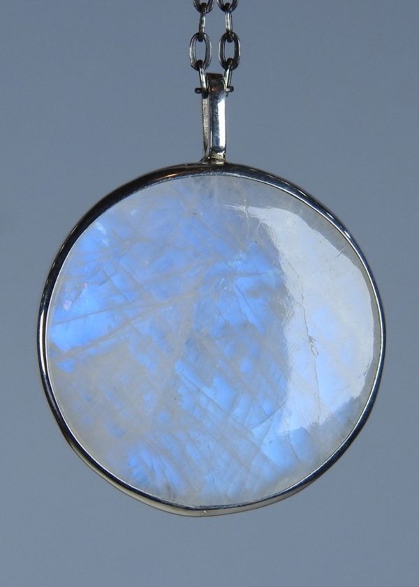 Moonstone Pendant Necklace For Sale