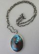 Chrysocolla Pendant Crystal Necklace Fashion