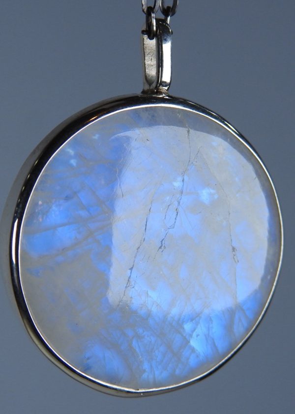 Moonstone Pendant Necklace For Sale