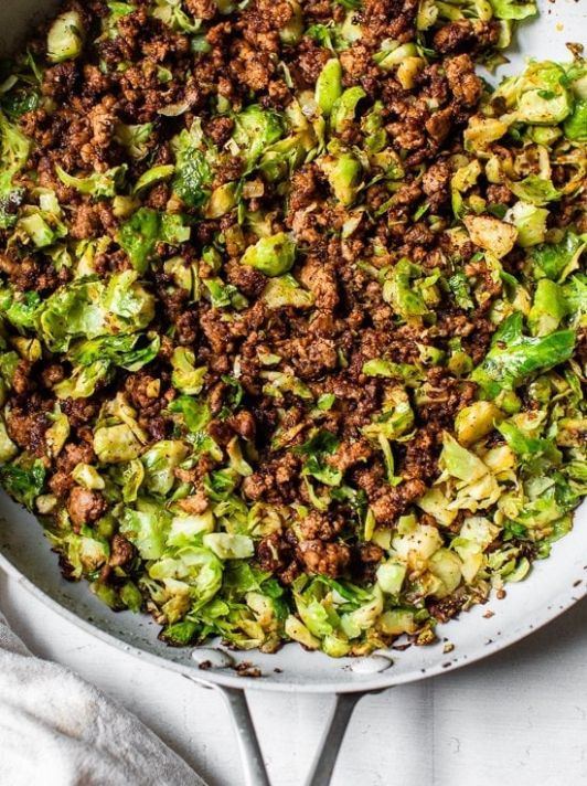 Ground Turkey + Brussel Sprouts + Cherry Tomatoes (GF) Online Sale