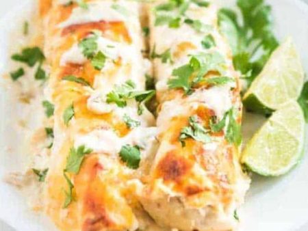 White Chicken Enchilada Bake Hot on Sale