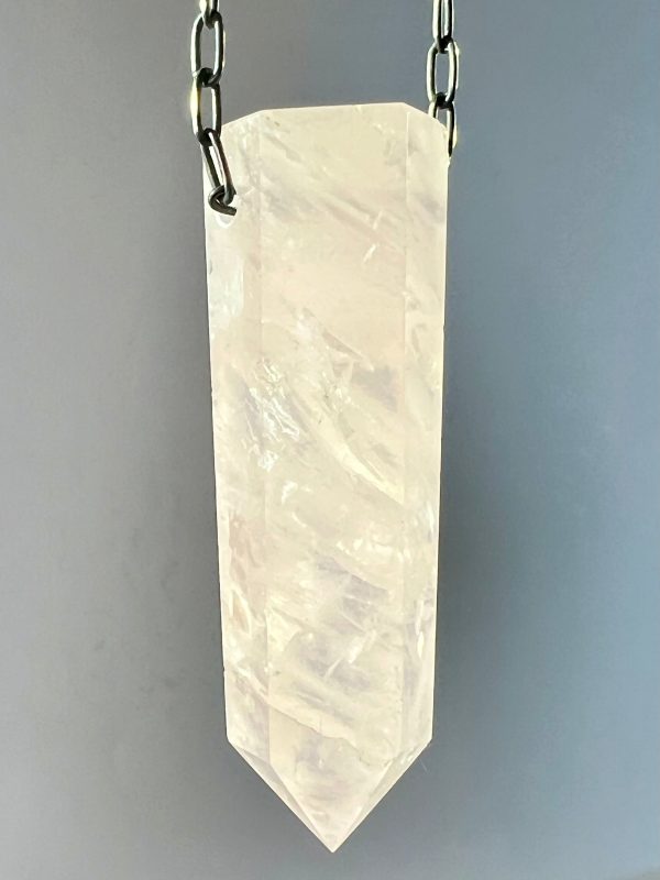 Rose Quartz Crystal Necklace Sale