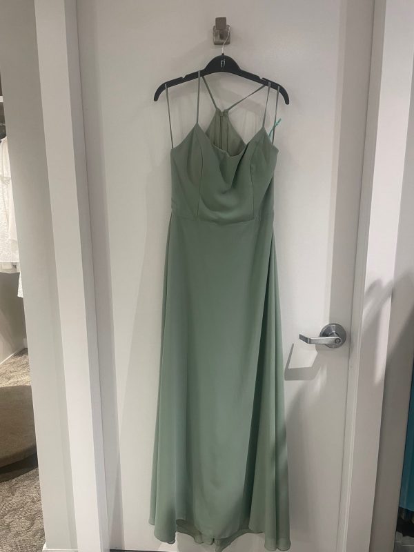 Amsale Bridesmaid  Cami  in Sage For Cheap