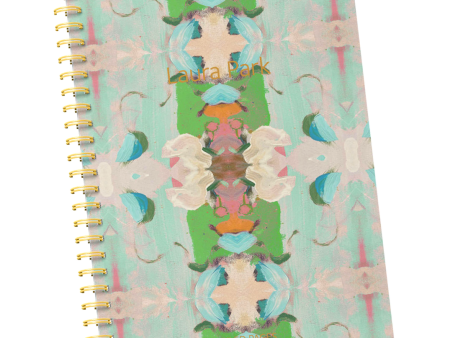 Monet s Garden Green Notebook Hot on Sale