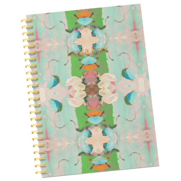 Monet s Garden Green Notebook Hot on Sale