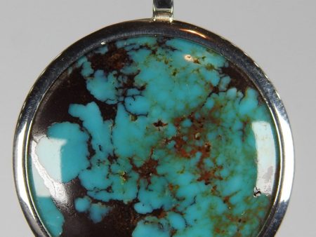 Kingman Arizona Turquoise Pendant Hot on Sale