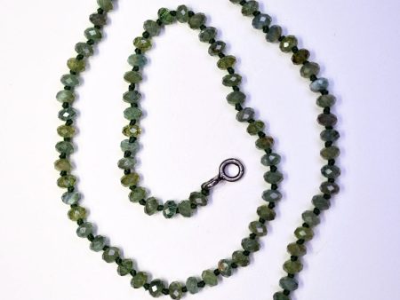 Green Apatite Necklace For Sale