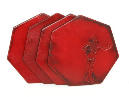 Skeleton Coasters 7 sided For Discount