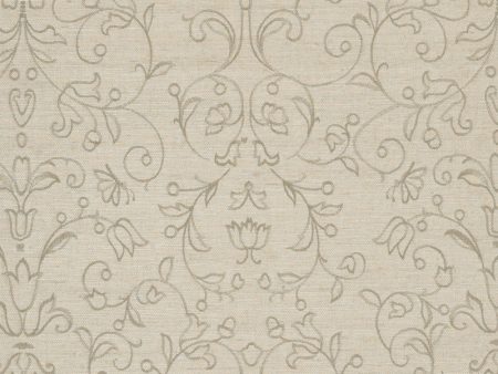 Ralph Lauren Wallpaper LWP64399W Great Chamber Embroidery Oyster For Cheap