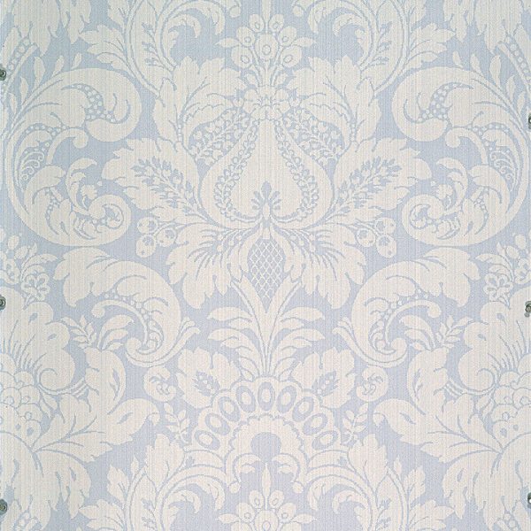 Scalamandre Wallpaper WP88213-010 Daphne Canton Blue For Sale