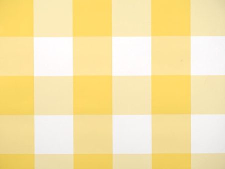 Scalamandre Wallpaper WP88203-003 Gertrude s Plaid Yellow Plaid Online