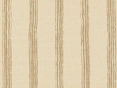 Ralph Lauren Wallpaper LWP65017W Tanzania Stripe Parchment on Sale