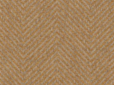 Ralph Lauren Wallpaper LWP64977W Erin Line Herringbon Amber Hot on Sale