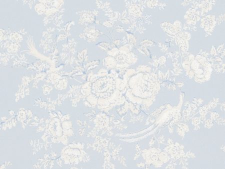 Ralph Lauren Wallpaper LWP65177W Vintage Dauphine Sky For Discount