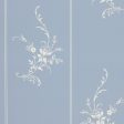 Ralph Lauren Wallpaper LWP65176W Elsinore Floral Stripe Wedgewood Online