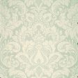 Scalamandre Wallpaper WP88213-008 Daphne Aqua For Sale