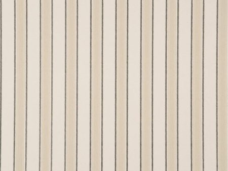 Baker Lifestyle Wallpaper PW78013.2 Gazebo Stripe Linen Silver Discount