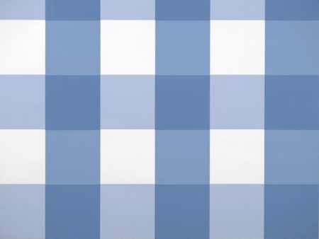 Scalamandre Wallpaper WP88203-004 Gertrude s Plaid Blue Plaid Fashion