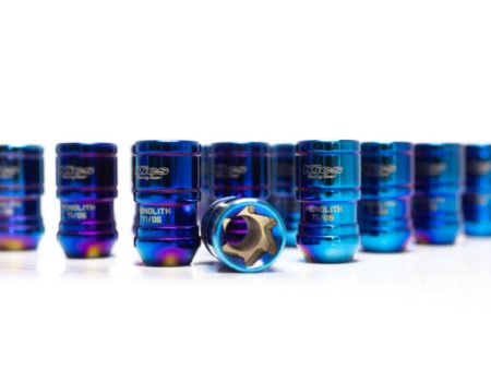 Project Kics 12x1.50 Monolith T1 06 Lug Nut Set - IP Blue (20 Pcs) Online Hot Sale