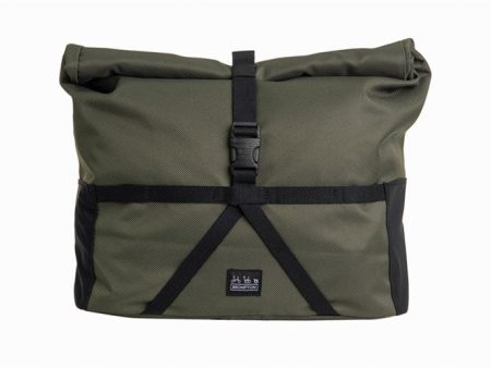 Borough bag M, Olive, with frame Online now